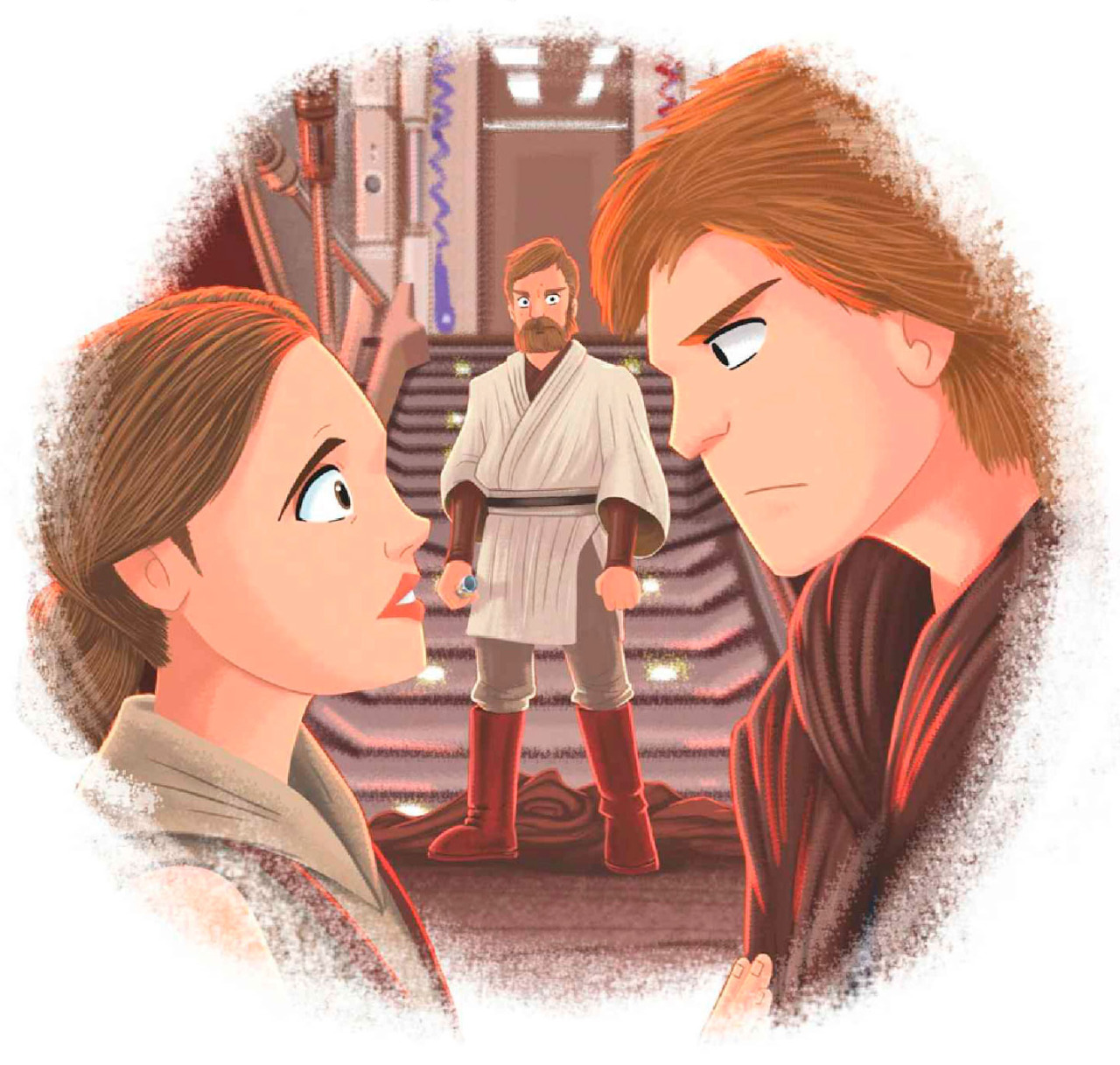 Star Wars Little Golden Books Anakin & Padme AOTC Scans | Anakin And His Angel