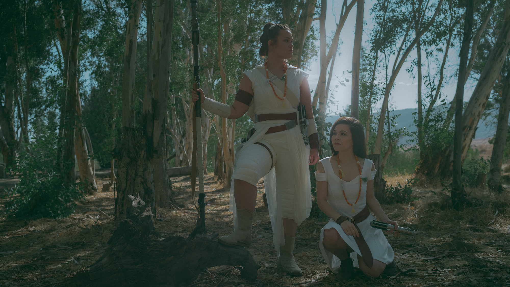 Star Wars Cosplay vs. Bounding - Featuring Rey from The Rise of Skywalker | Anakin and His Angel